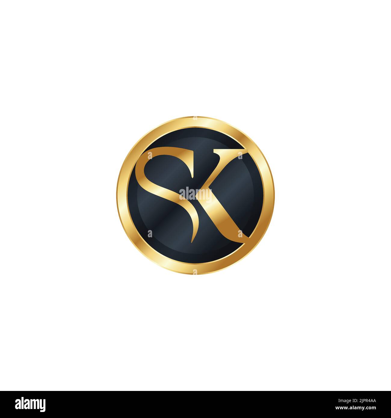 SK logo golden symbol, modern brand design Stock Vector Image & Art - Alamy