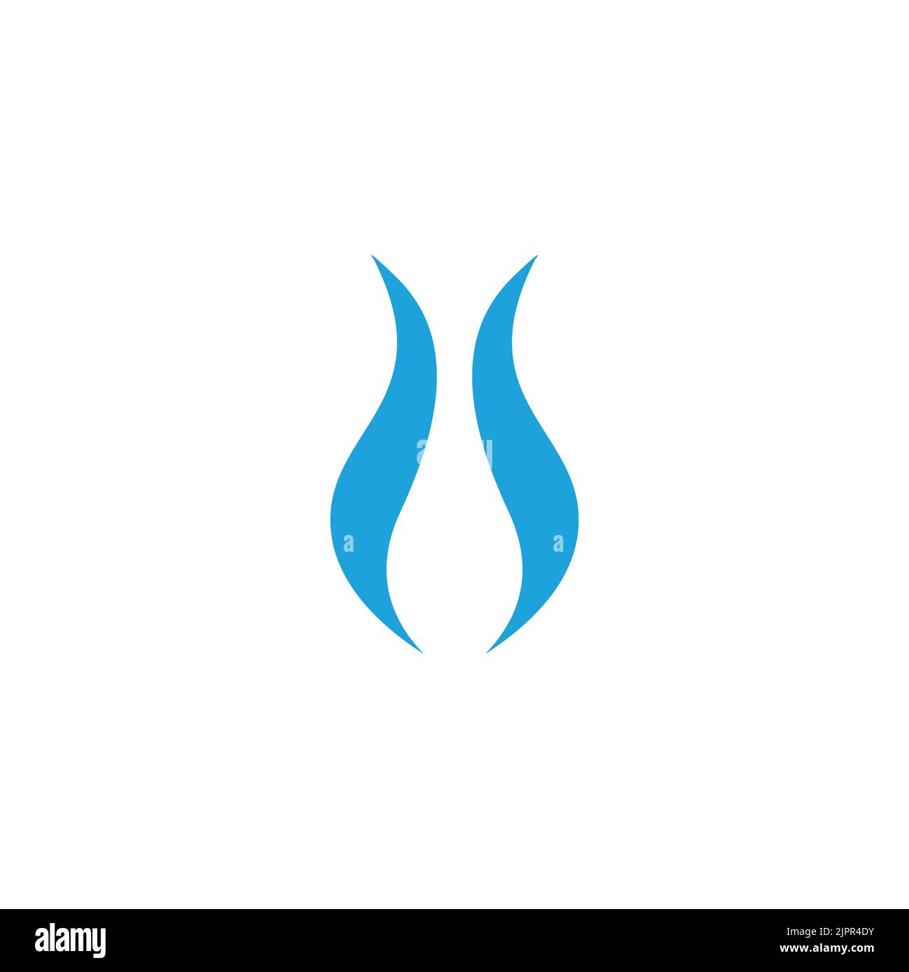 Tulip Flower Icon Vector Logo Template Stock Vector
