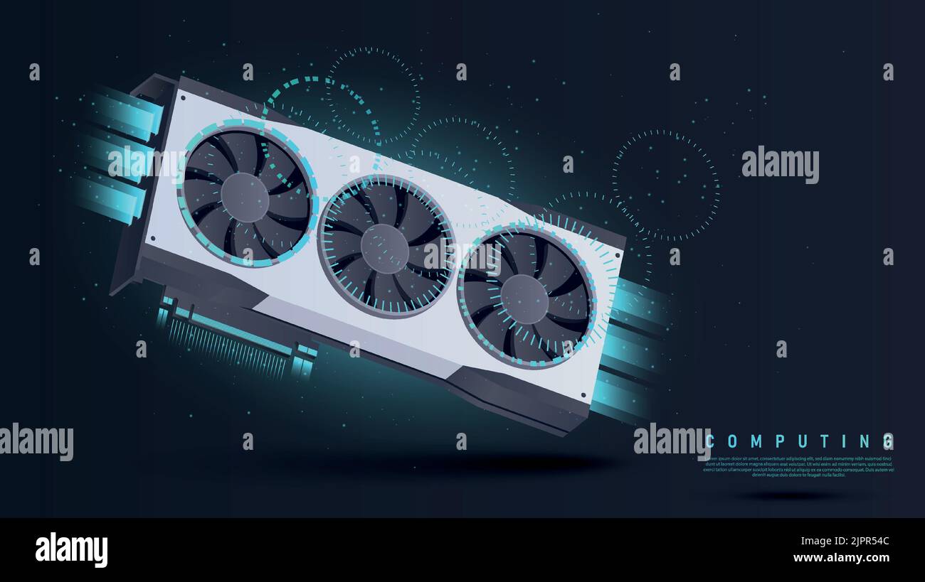 Computing graphic card Stock Vector Image & Art Alamy
