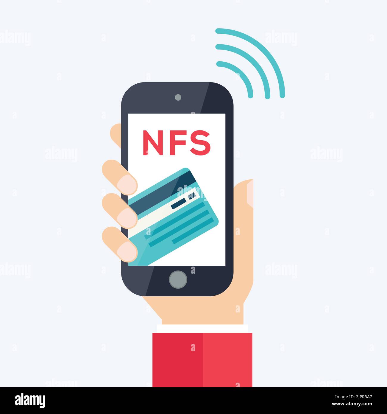 NFS Mobile Banking icon. Element of mobile banking for smart