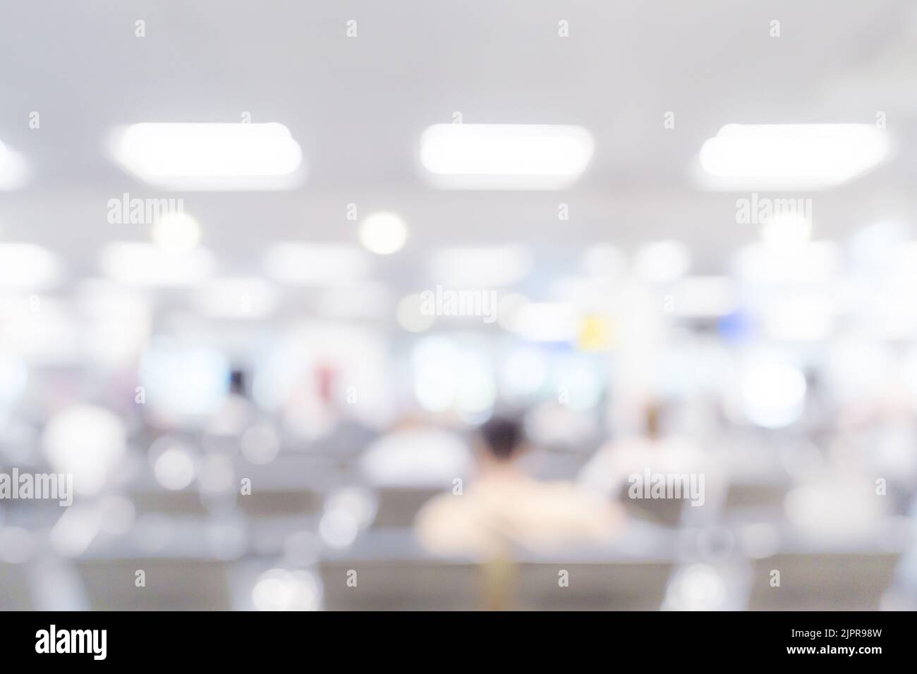 Abstract blur airport interior for backgounrd Stock Photo