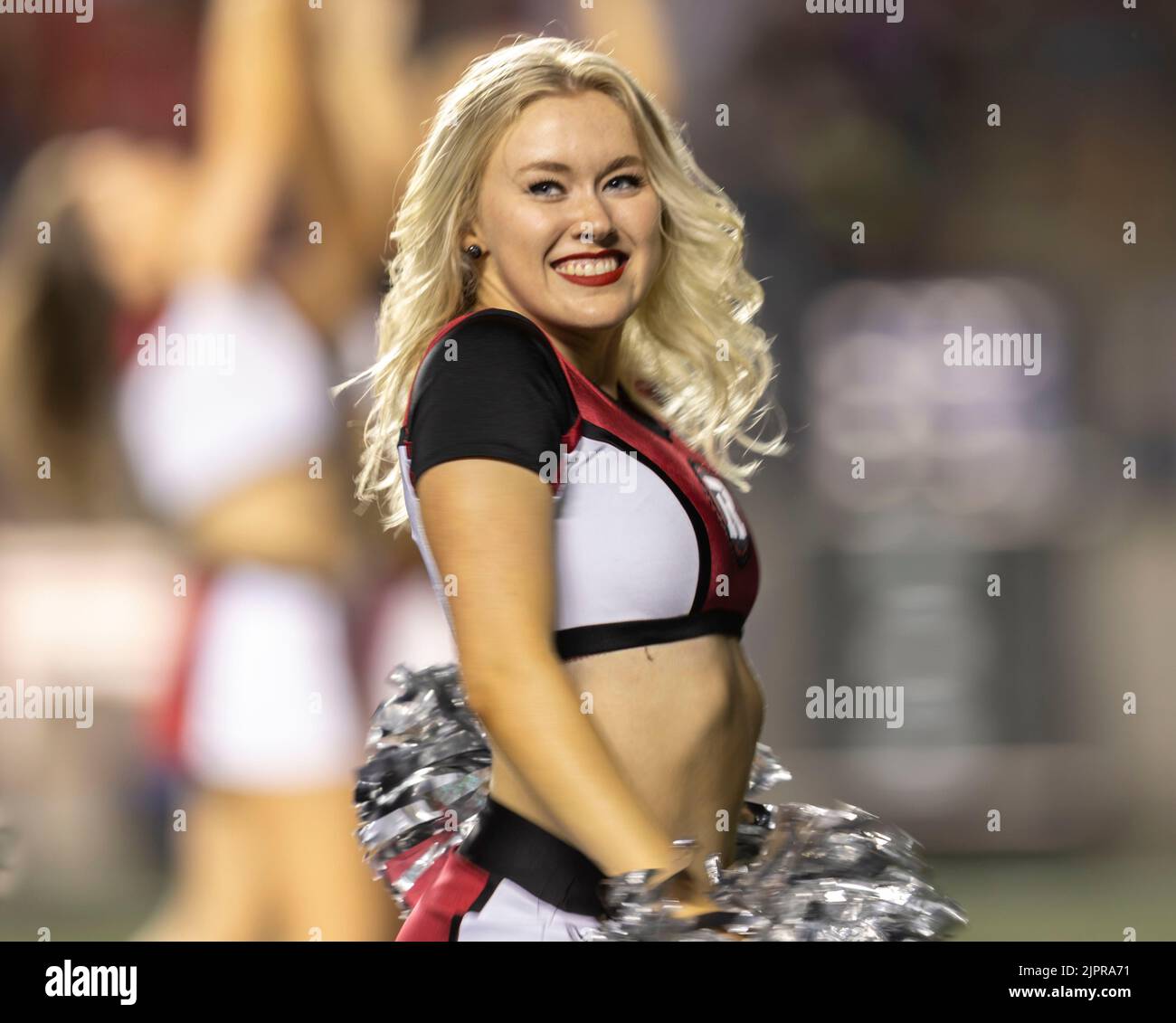 Ottawa, Canada. 19 Aug 2022. cheerleader in the Edmonton Elks at Ottawa ...