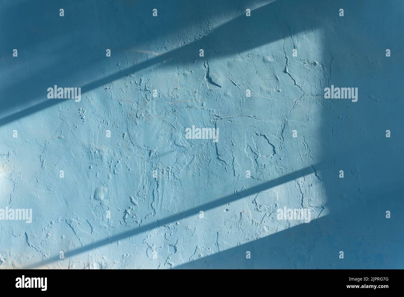 A blue painted wall background Stock Photo
