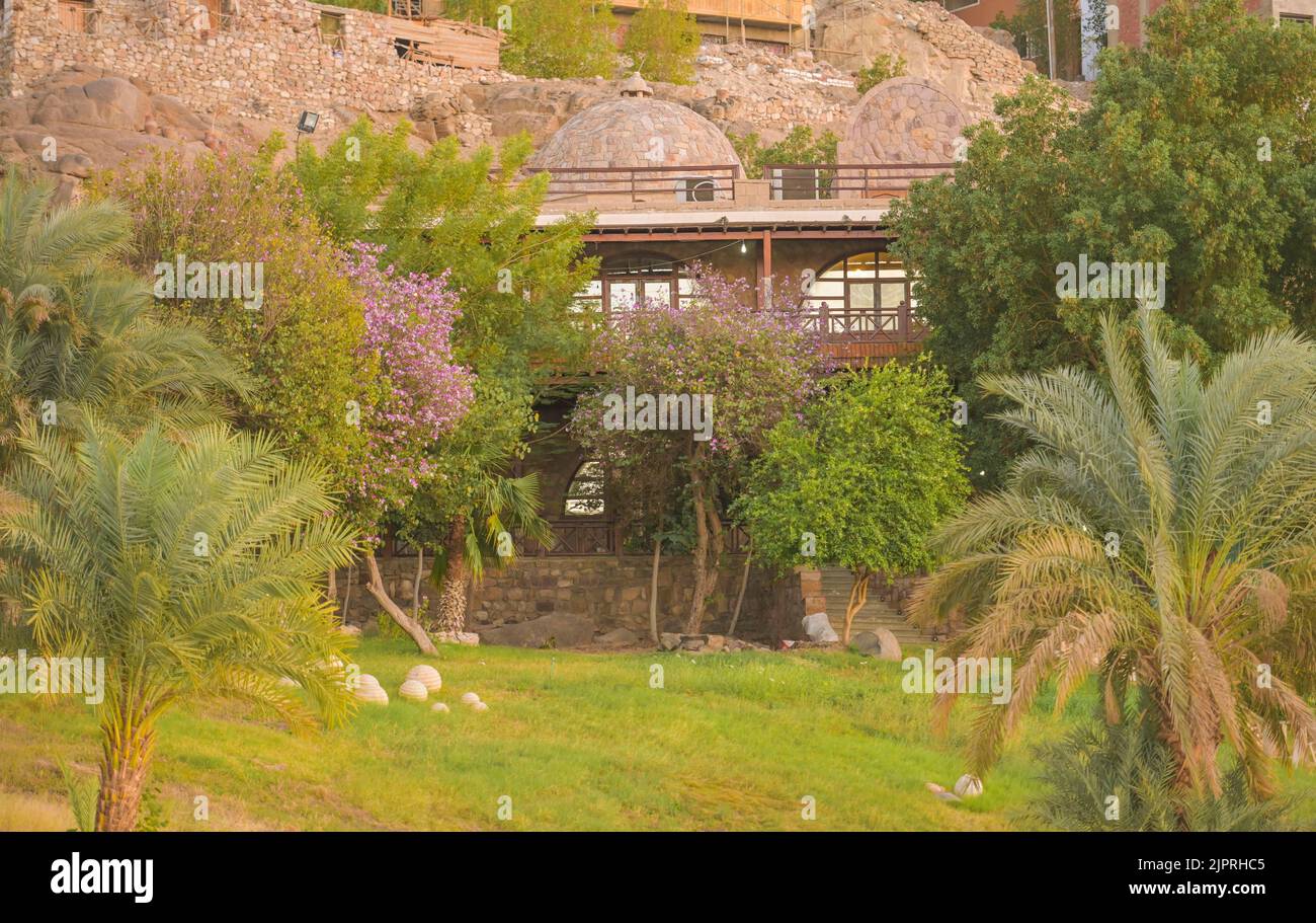 Villa of Mohamed Mounir, Aswan, Egypt Stock Photo Alamy
