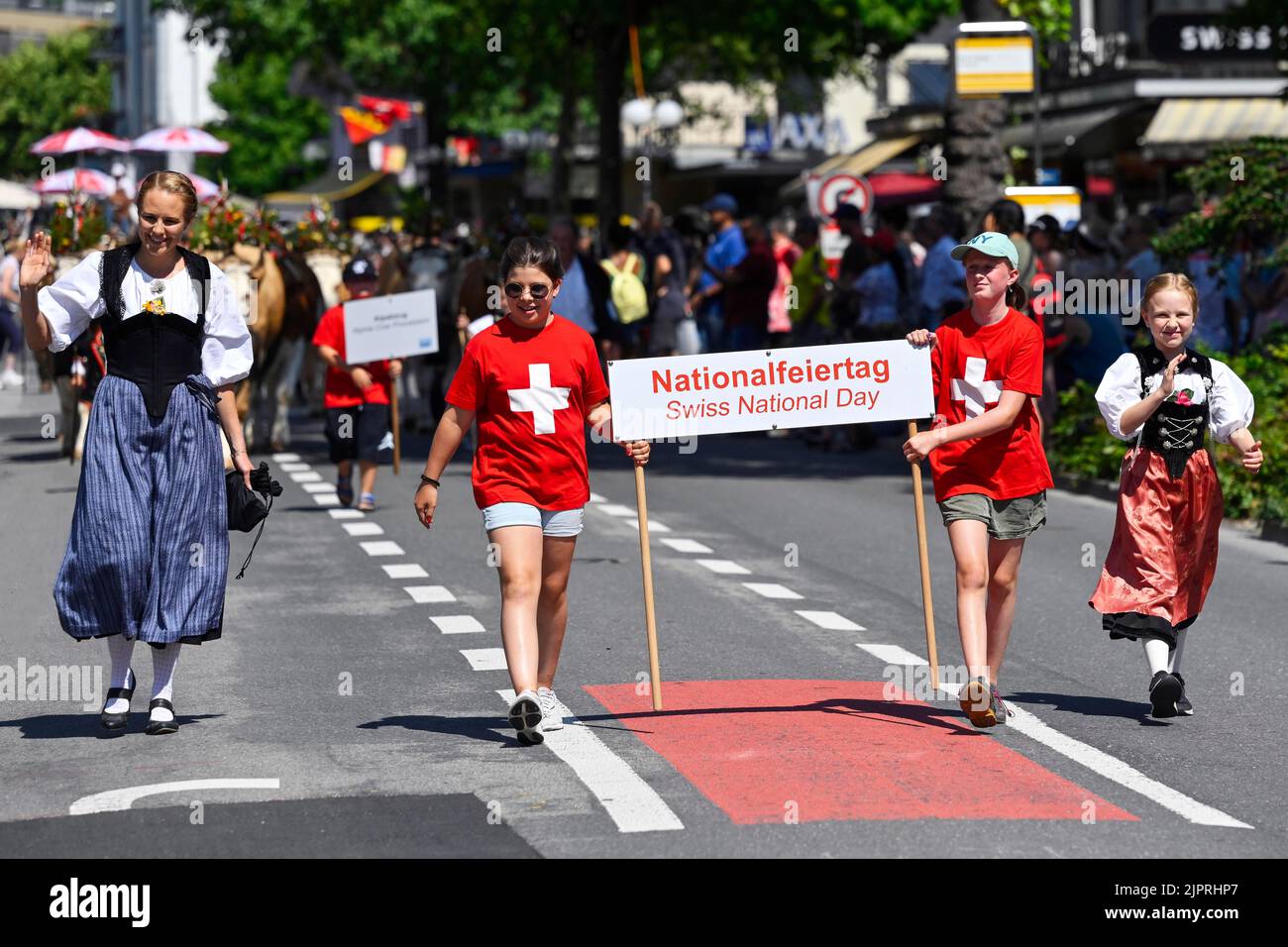 swiss national day celebration interlaken