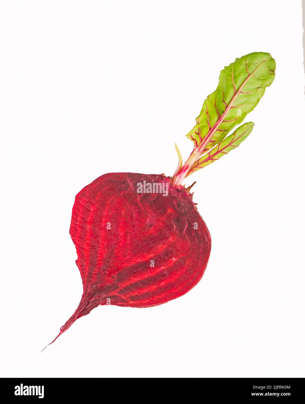 beet with leaves isolated on white Stock Photo Alamy