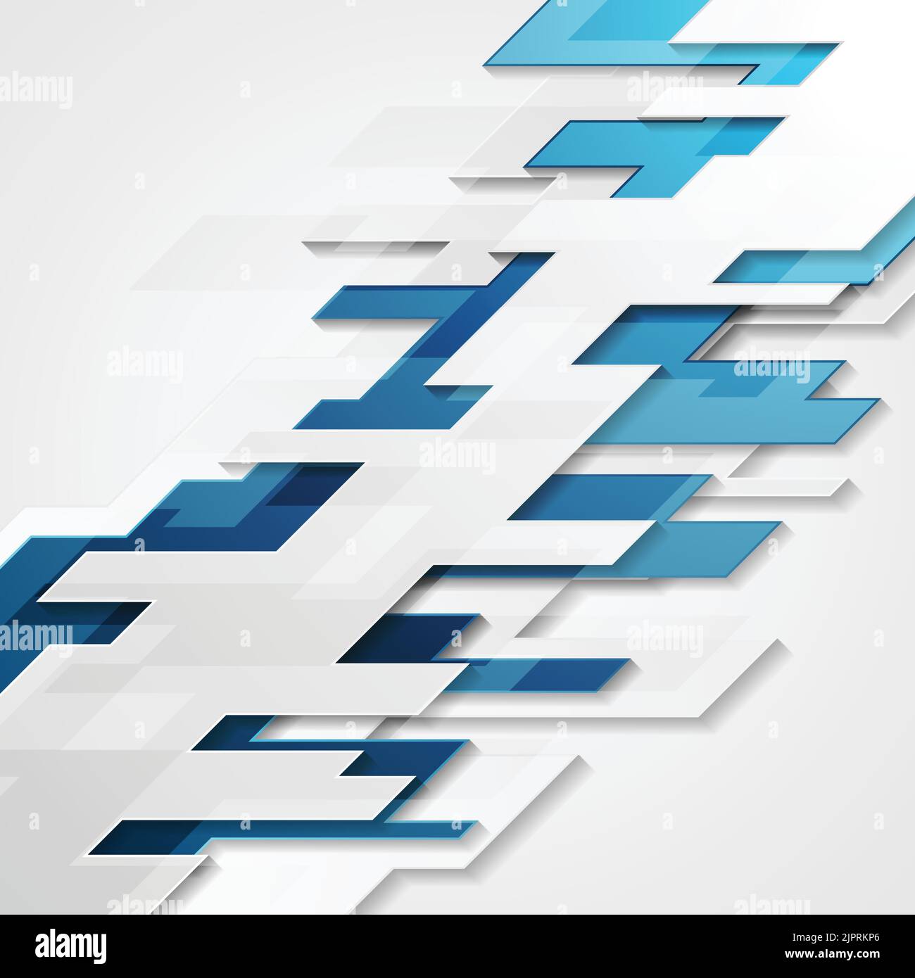 Abstract geometric corporate technology vector modern background Stock Vector