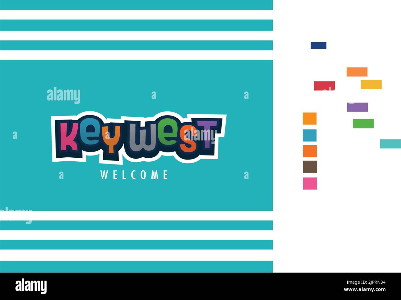 West island town beach Stock Vector Images - Alamy