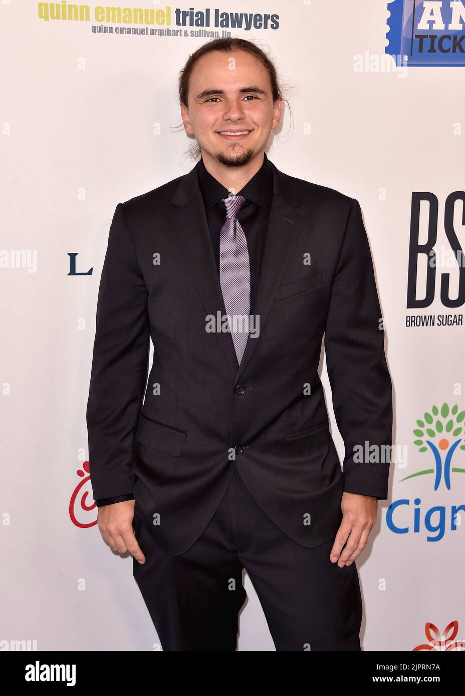Prince Jackson walking the red carpet at the Harold and Carole Pump