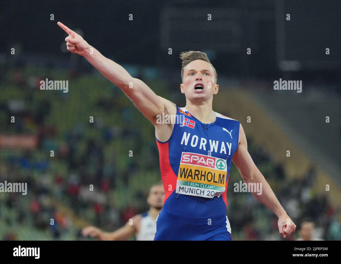 Men 400 Meter Racing Munich, Germany. 19th Aug, 2022. Athletics: European Championships ...