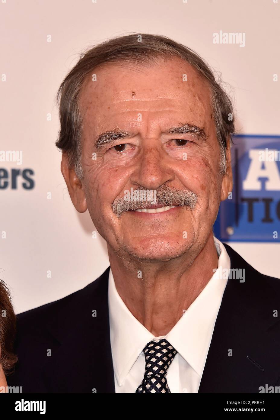 Vicente Fox walking the red carpet at the Harold and Carole Pump Foundation  Gala at the Beverly Hilton in Beverly Hills, CA on August 19, 2022. (Photo  By Scott Kirkland/Sipa USA Stock