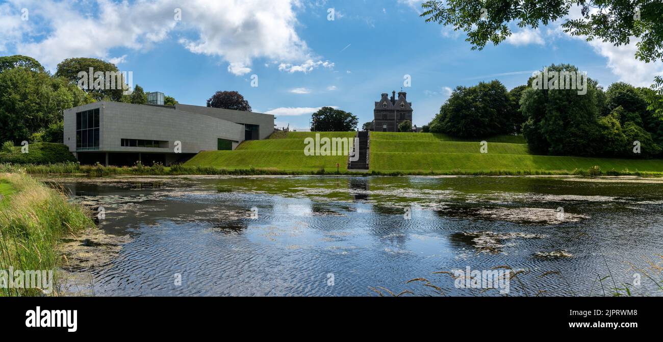 Turlough, Ireland - 23 July, 2022: panorama view of the National Museum of Ireland - Country Life in Turlough Village on County Mayo Stock Photo