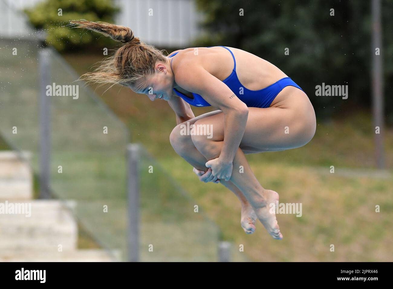 Helle Tuxen during European Swimming Championships Rome 2022. Rome 19th ...