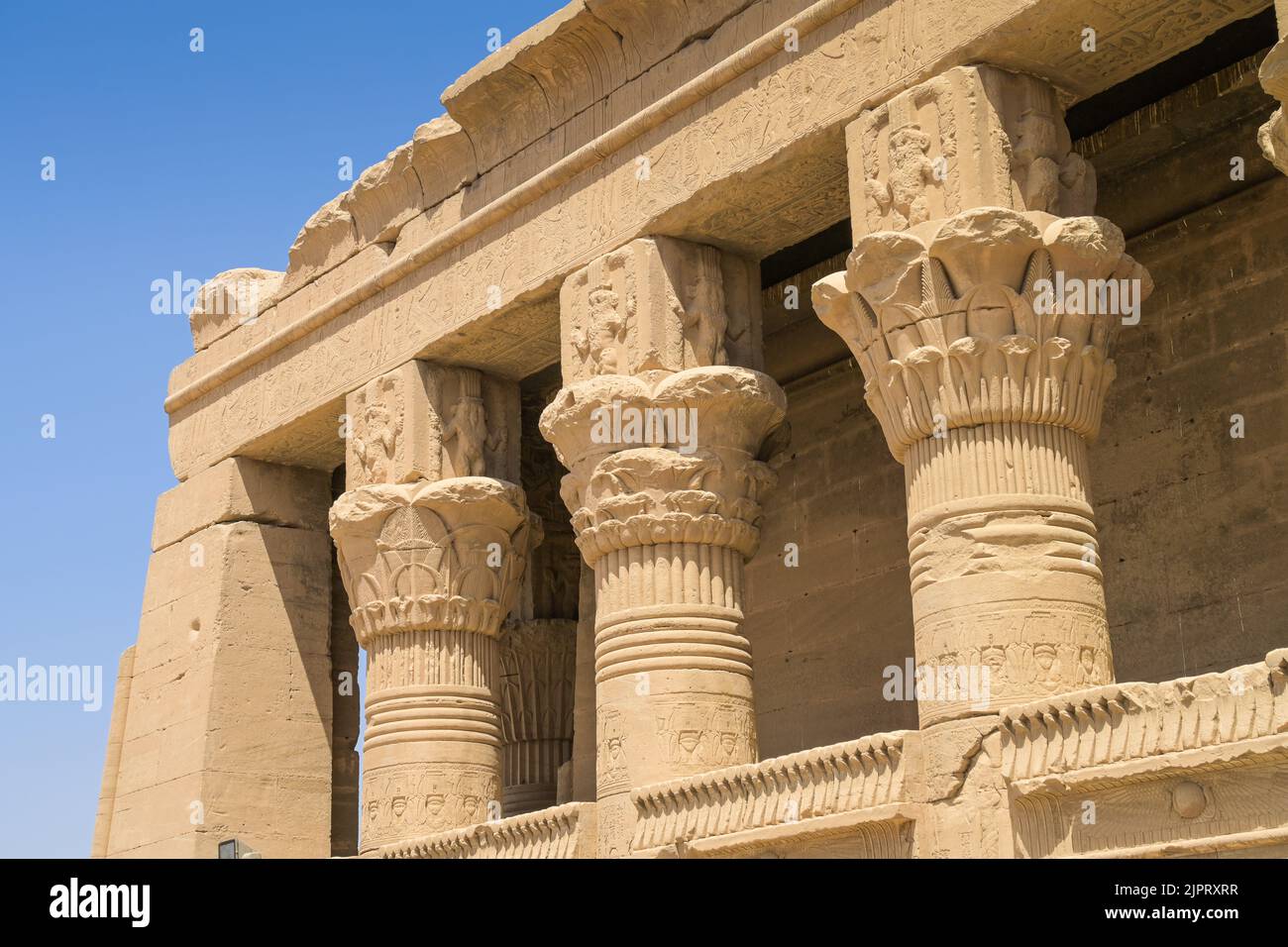 Geburtstempel Mamisi der Göttin Hathor, Hathor-Tempel, Dendera, Qina, Ägypten Stock Photo