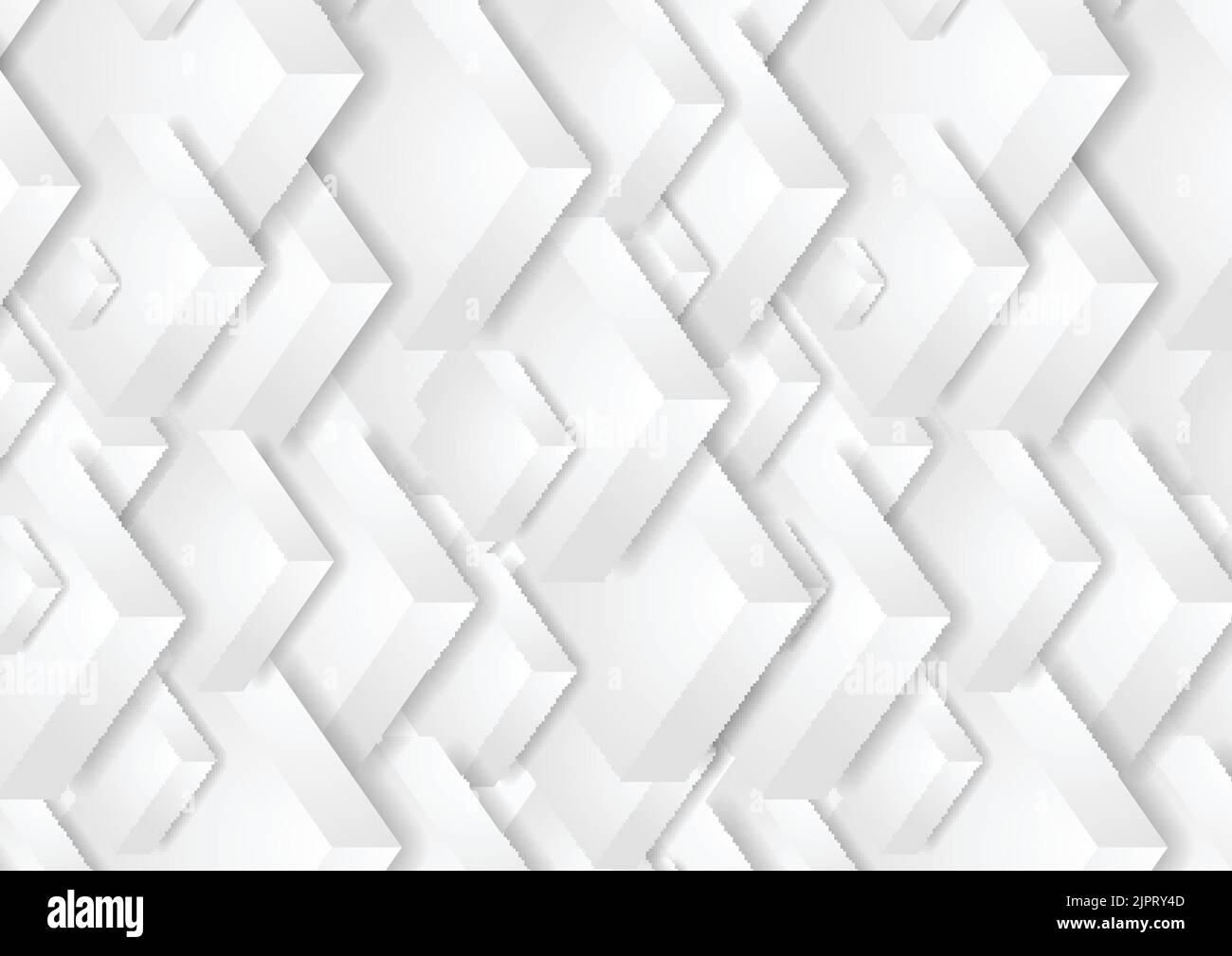 Abstract grey technology 3d shapes background. Vector illustration ...