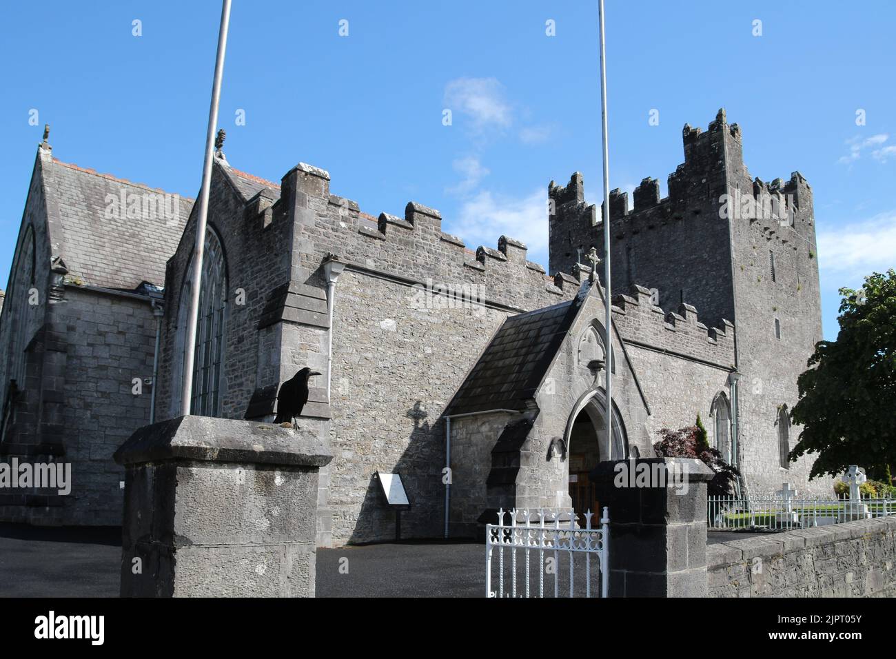Holy Trinity Abbey Church in Adare, County Limerick, Ireland Stock Photo