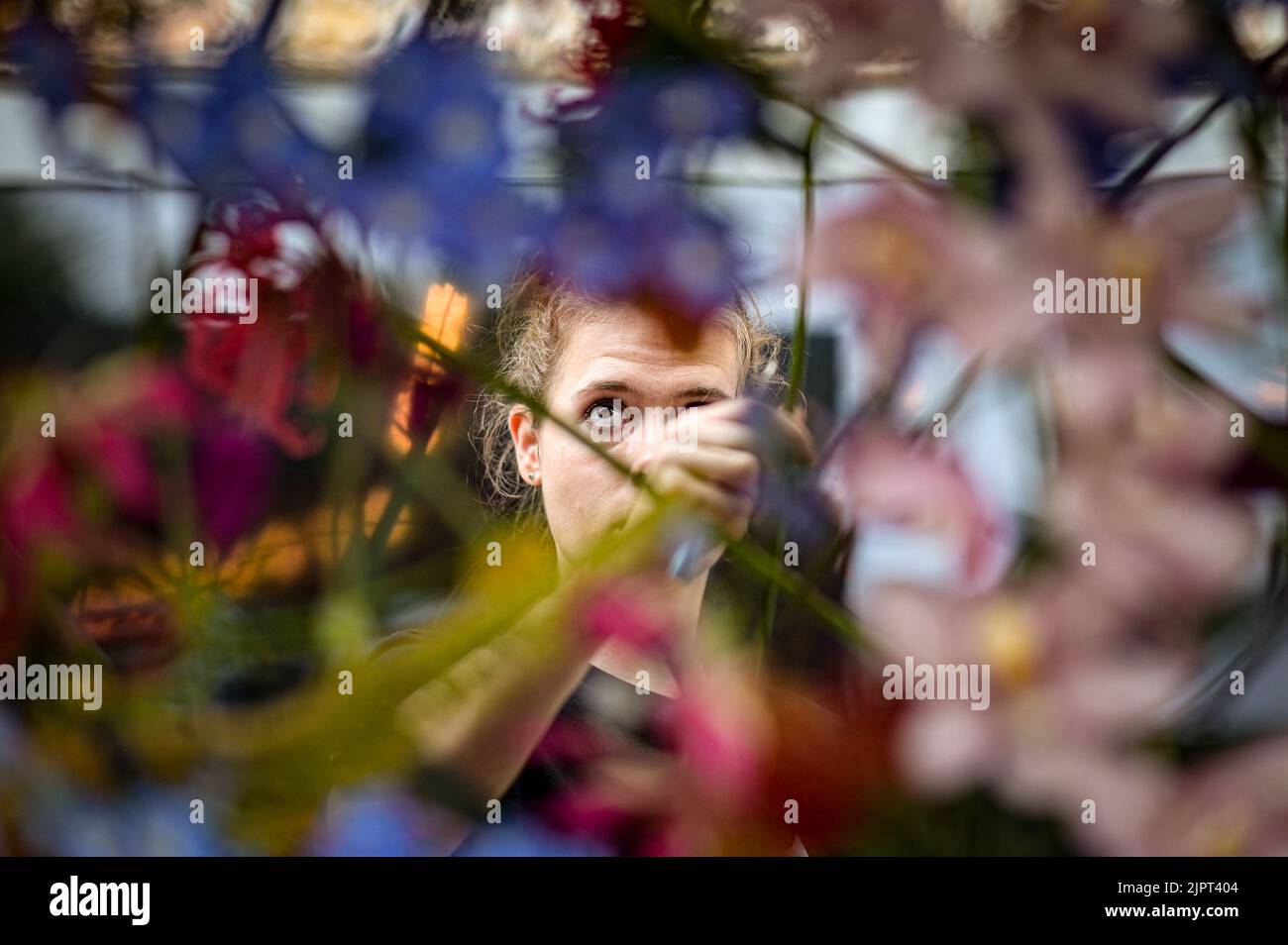Berlin, Germany. 20th Aug, 2022. Natascha Hein takes part in the German
