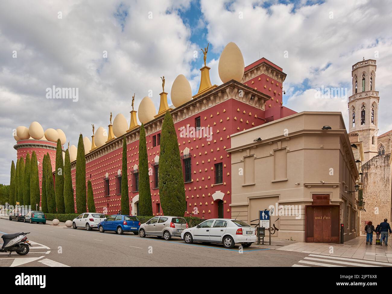 Figueres, Spain - August 23, 2022 Salvador Dalí theater museum in Figueres, Catalonia, Spain Stock Photo