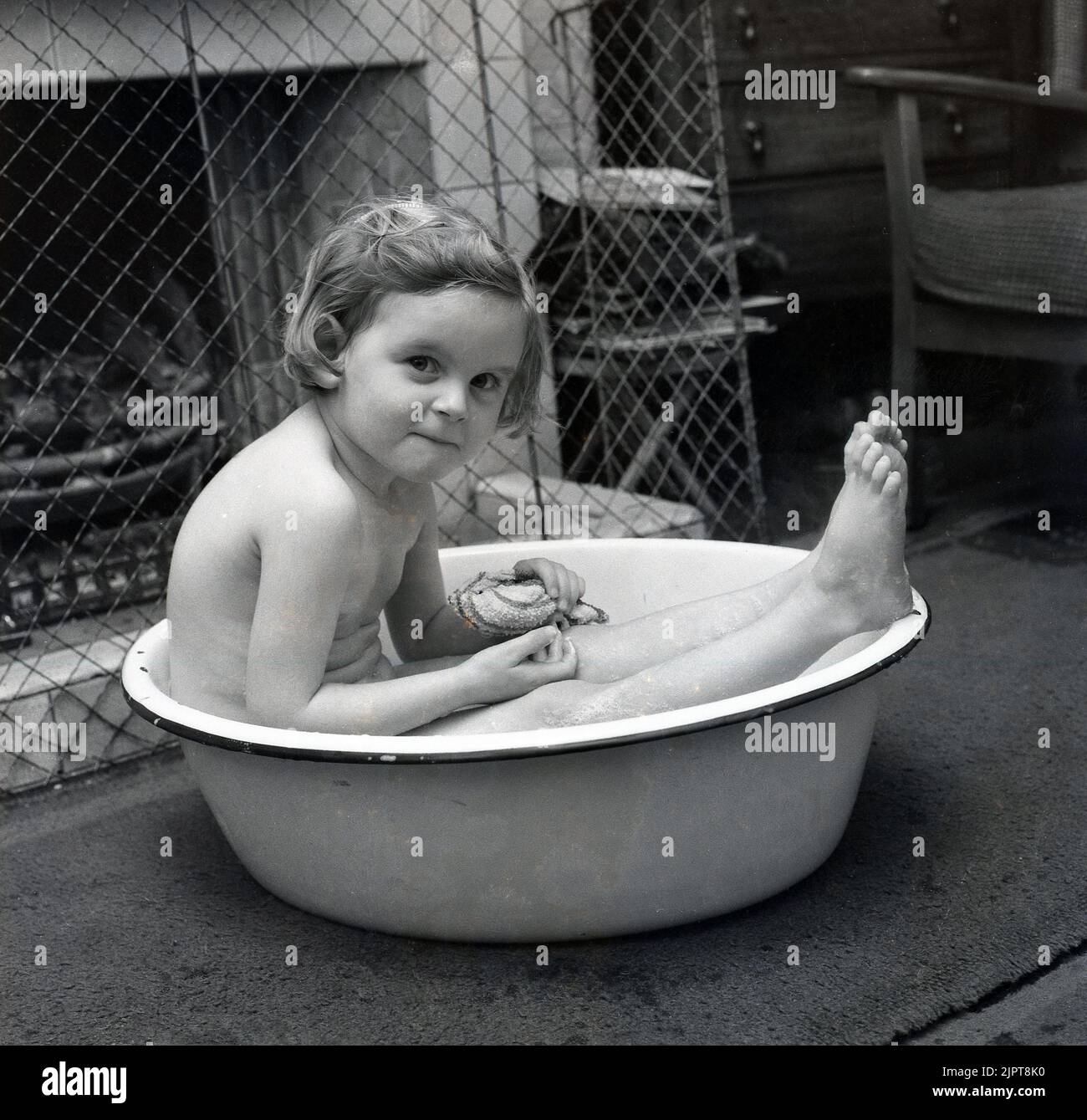 Bathtime 1960s hires stock photography and images Alamy