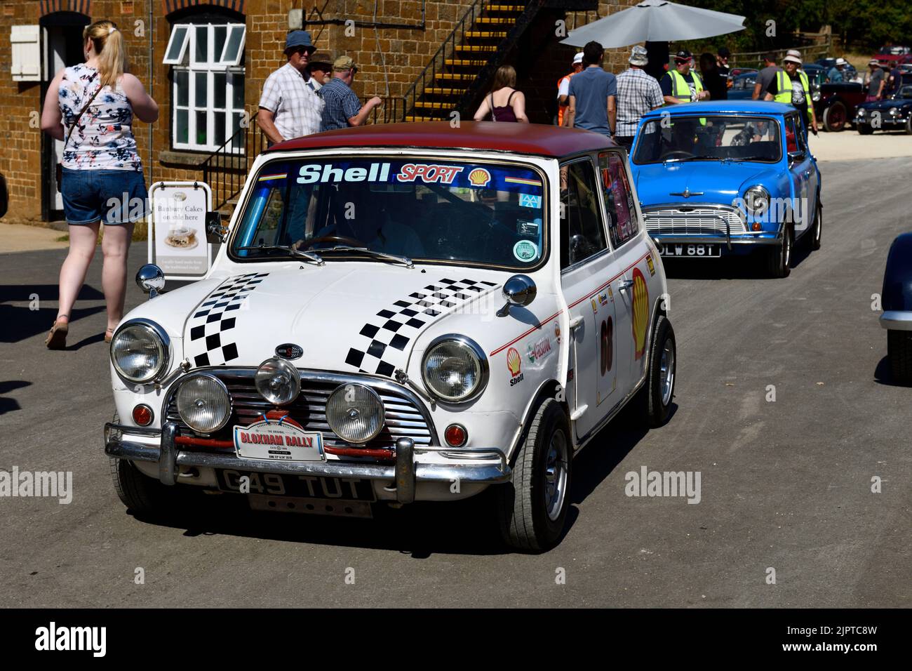 Classic Car meeting in august Hook Norton Brewery Oxfordshire England uk 2022 Stock Photo