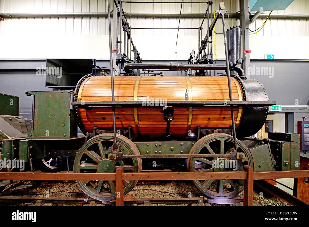 The Stephenson steam engine Billy was fabricated and built at