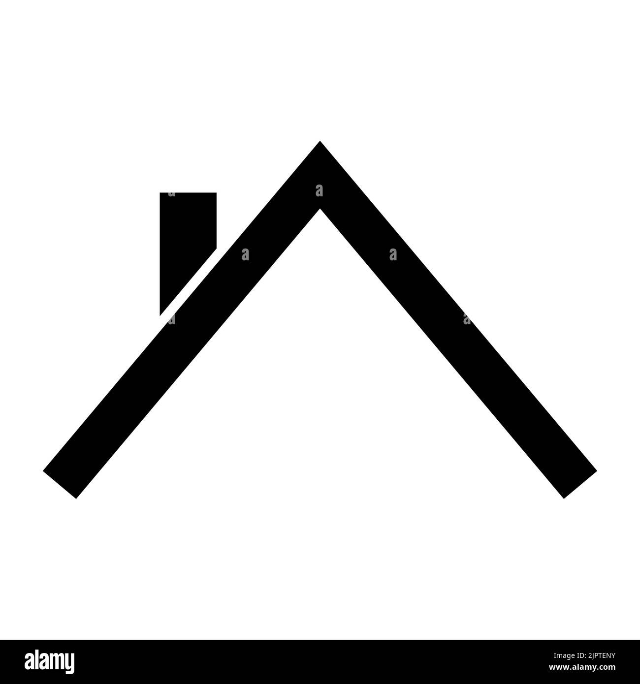 Roofs house silhouette icon, city concept template panorama, landscape ...