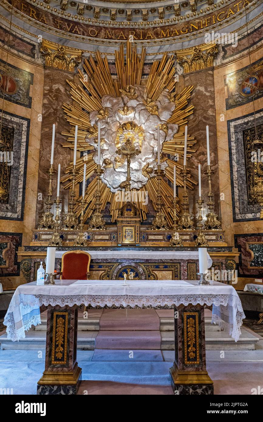 Santa Maria della Vittoria, Rome, Italy Stock Photo