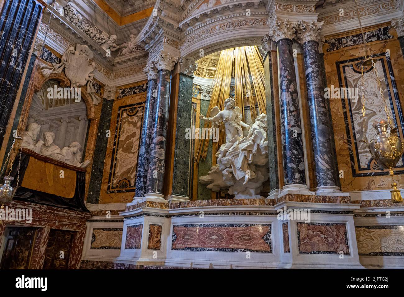 Bernini, Ecstasy of Saint Teresa in the church of Santa Maria della