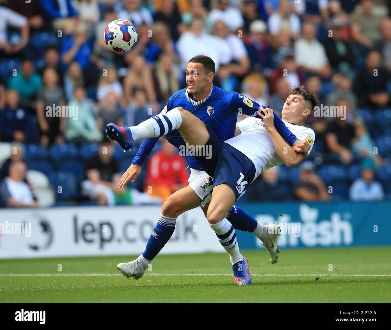 Deepdale Stadium, Preston, Lancashire, UK. 20th Aug, 2022. EFL