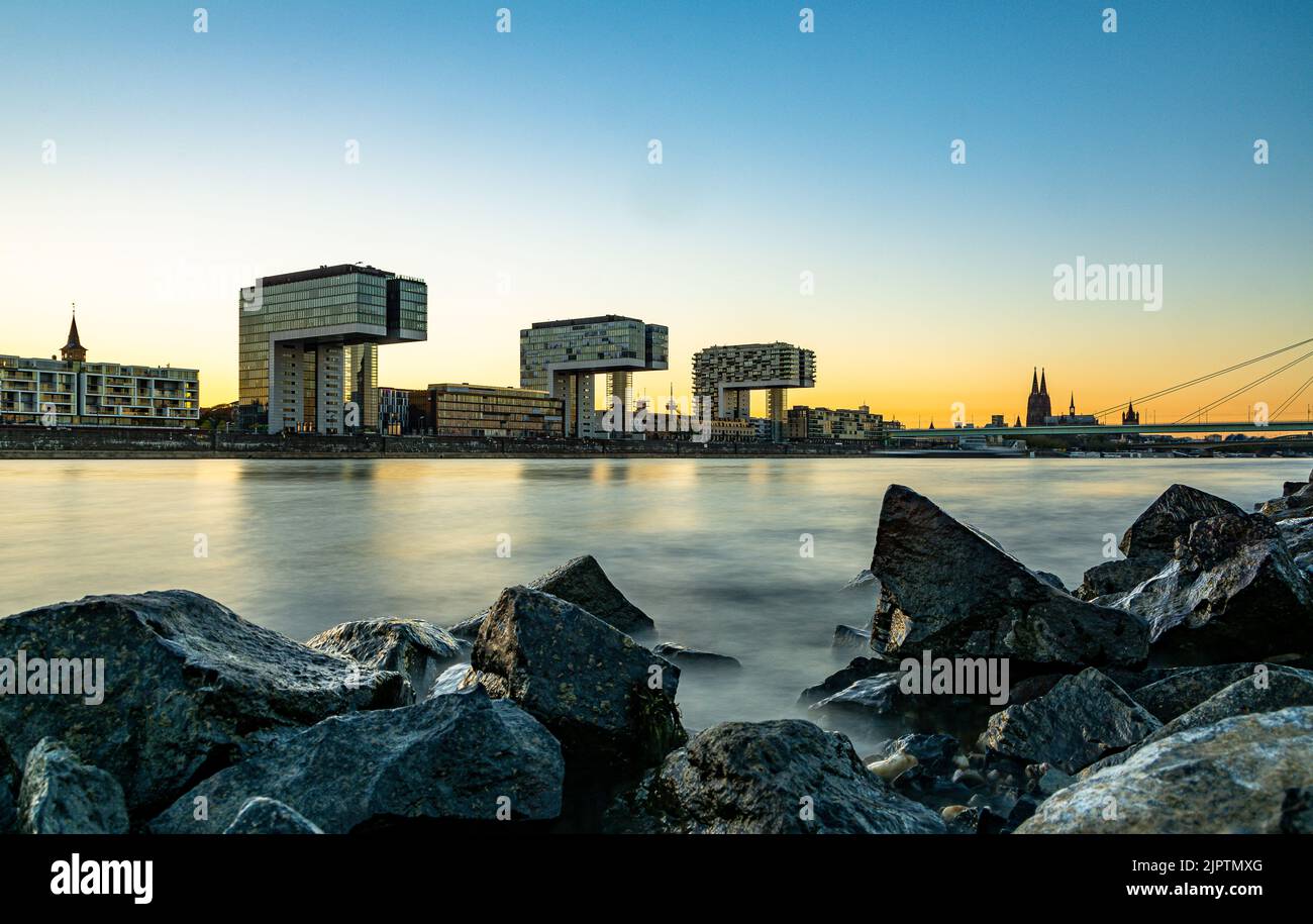 Skyline von Köln (Cologne) Stock Photo