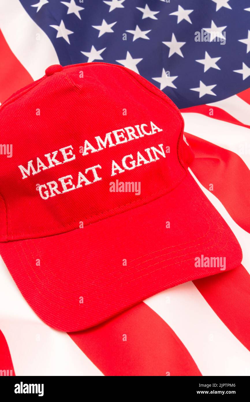 MAGA 2024 Donald Trump Red Baseball Cap - Make America Great Again Hat One Size