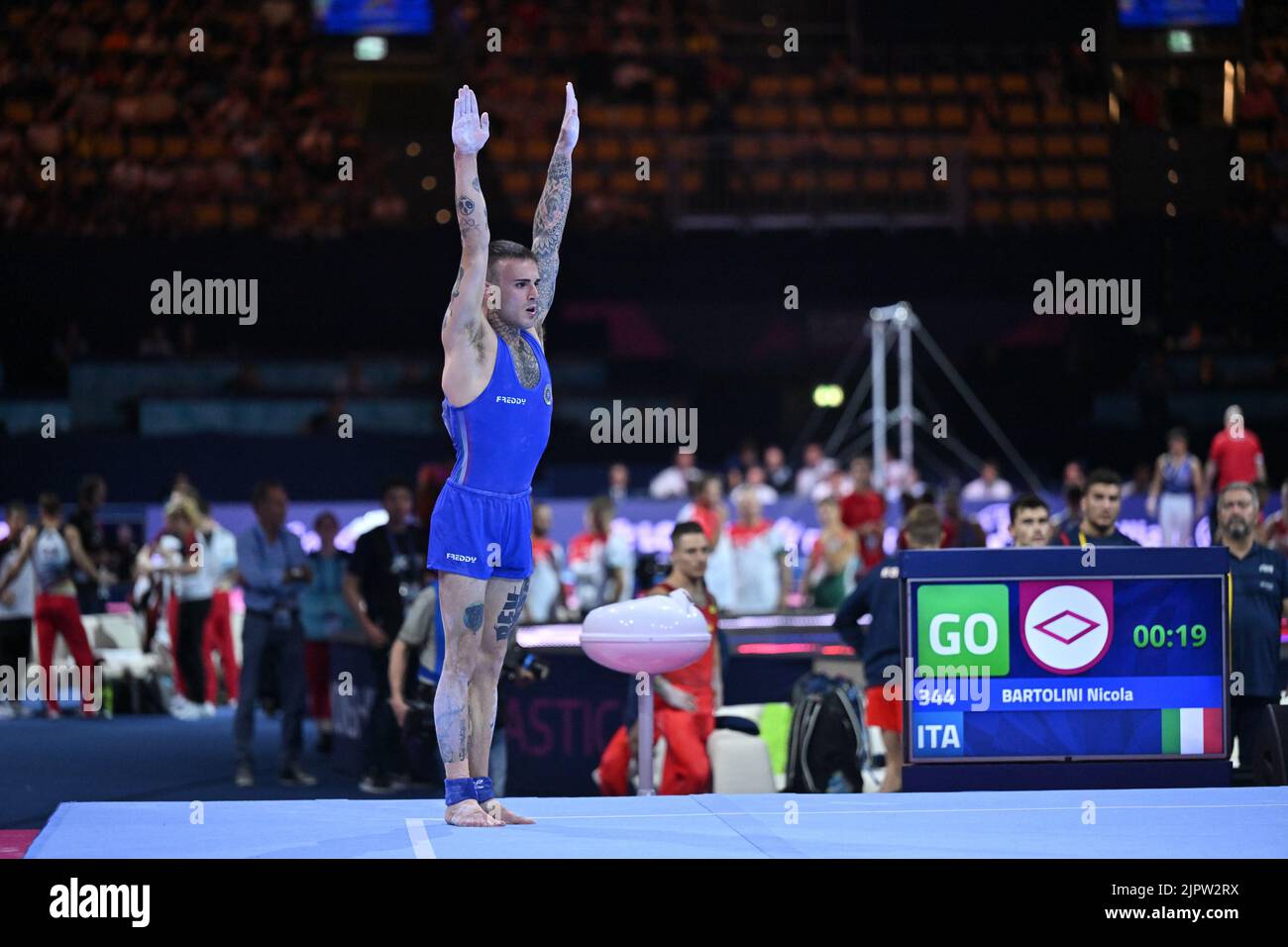 Olympiahalle, Munich, Germany, August 20, 2022, Nicola Bartolini (ITA