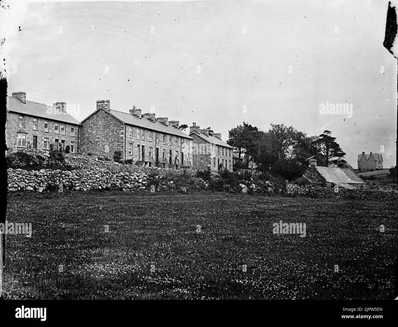 The Terrace, Dyffryn (Llanenddwyn Stock Photo Alamy