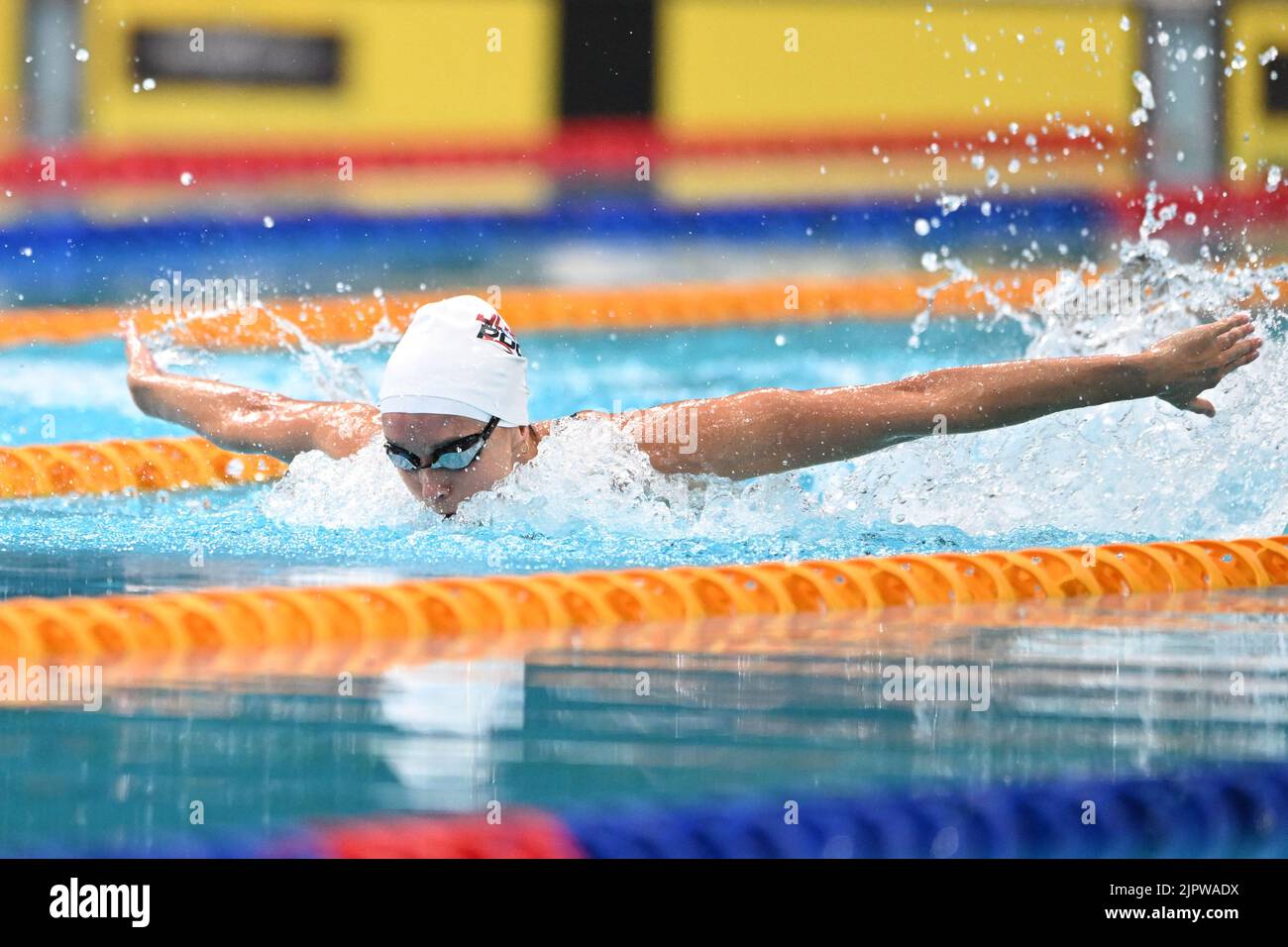 Emma McKeon of Australia Swimming Team competes in the Women’s 3 x 50m