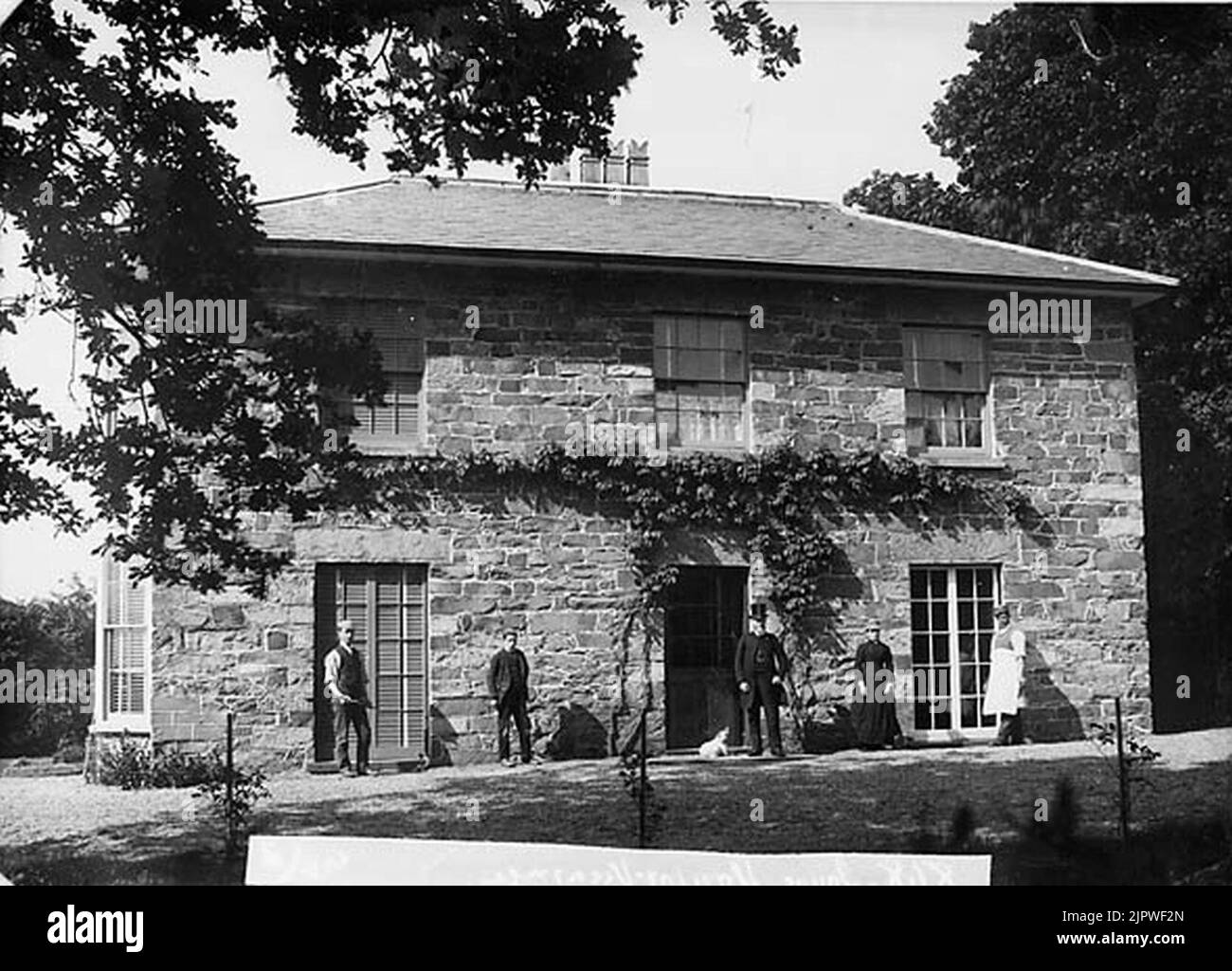 The vicarage, Llanfor Stock Photo Alamy