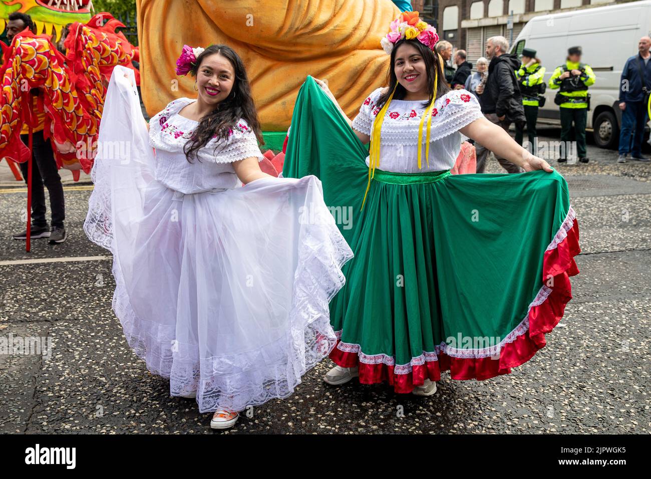 belfast-uk-20th-aug-2022-20th-august-2022-the-mela-carnival-parade