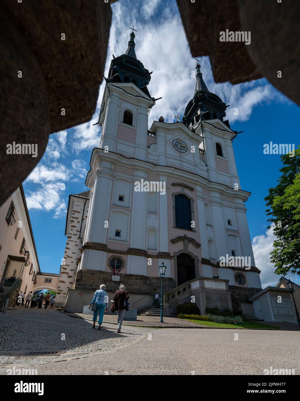 Postlinberg View Basilica towers church hi-res stock photography and images - Alamy