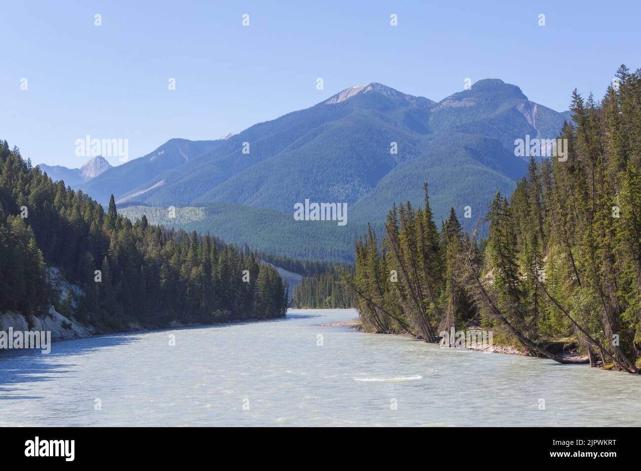 Kootenai river in Rocky mountains, Canada, BC Stock Photo - Alamy