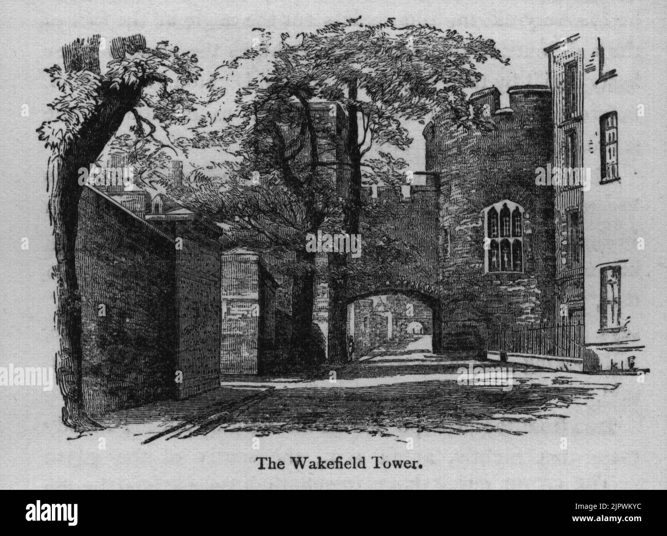 The Wakefield Tower - Walks in London, Augustus Hare, 1878 Stock Photo