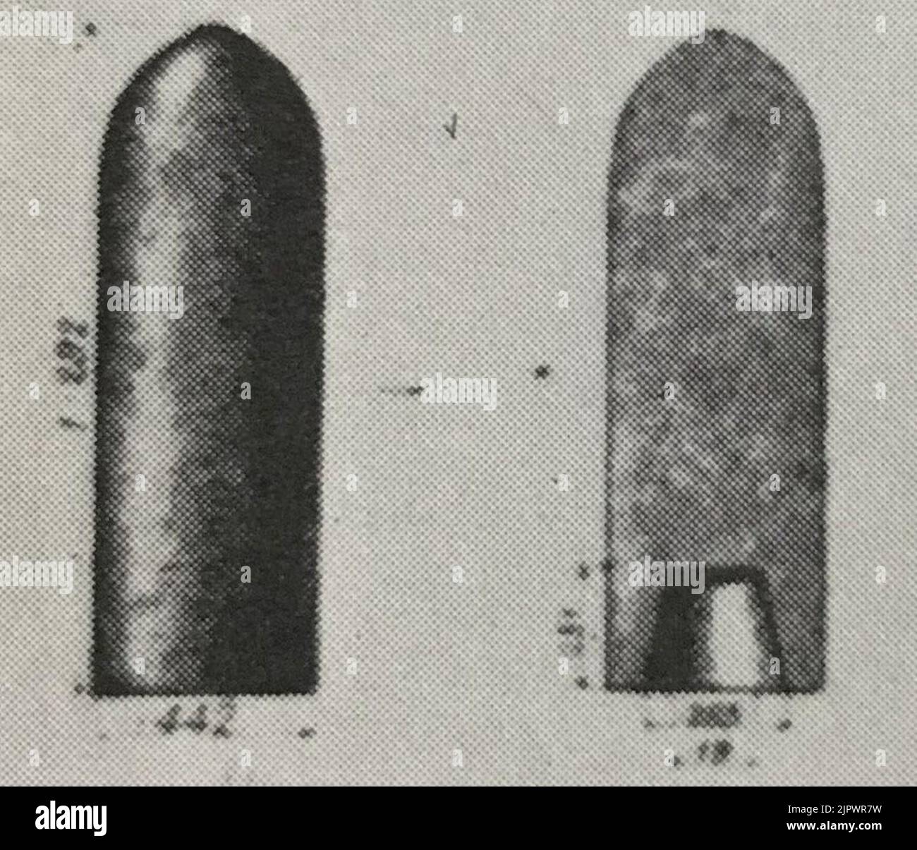 The Whitworth cylindrical bullet illustration and section on theRoyal