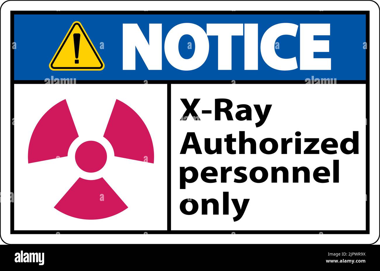 thumbnail image 2 of Authorized Personnel Only Sign - 14x10 Inch Plastic Safety Sign With Mounting Holes 2 of 10