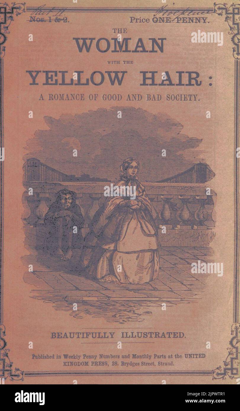 The Woman with the Yellow Hair a romance of good and bad society