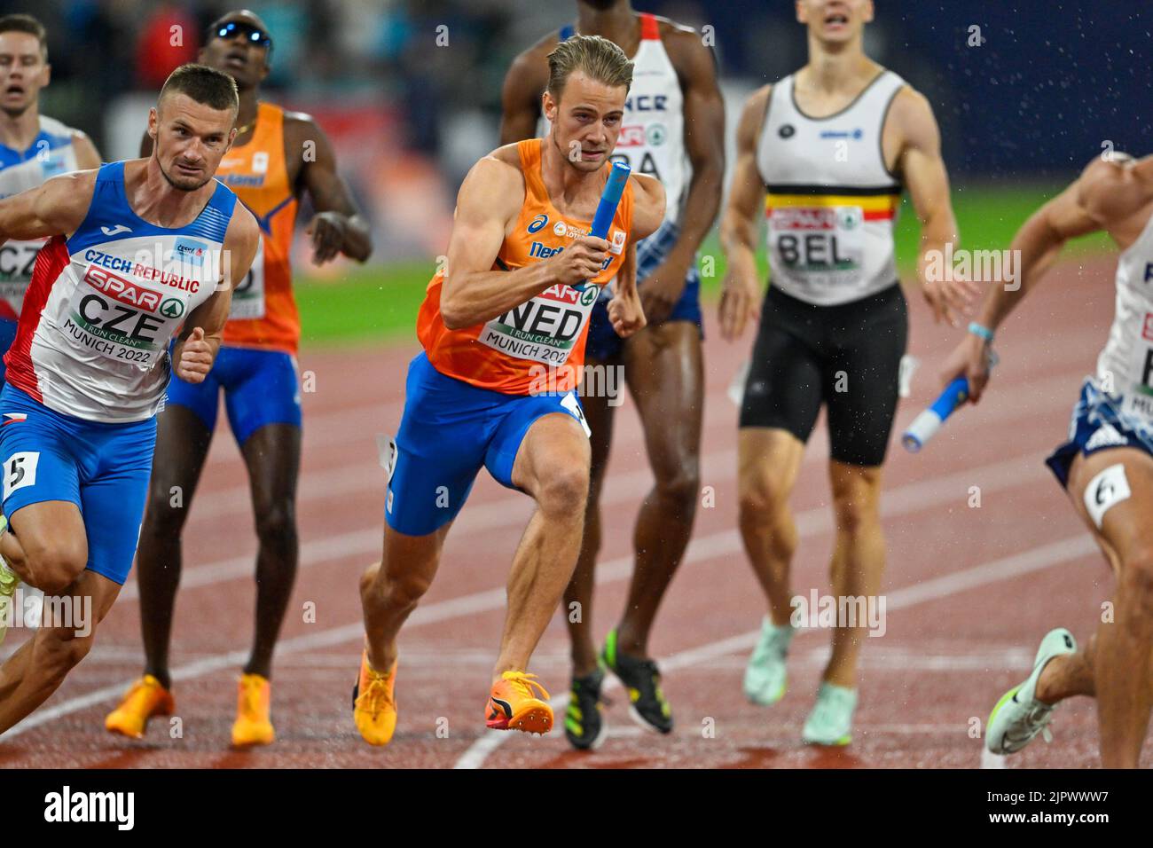 MUNCHEN, GERMANY AUGUST 20 Jochem Dobber of the Netherlands