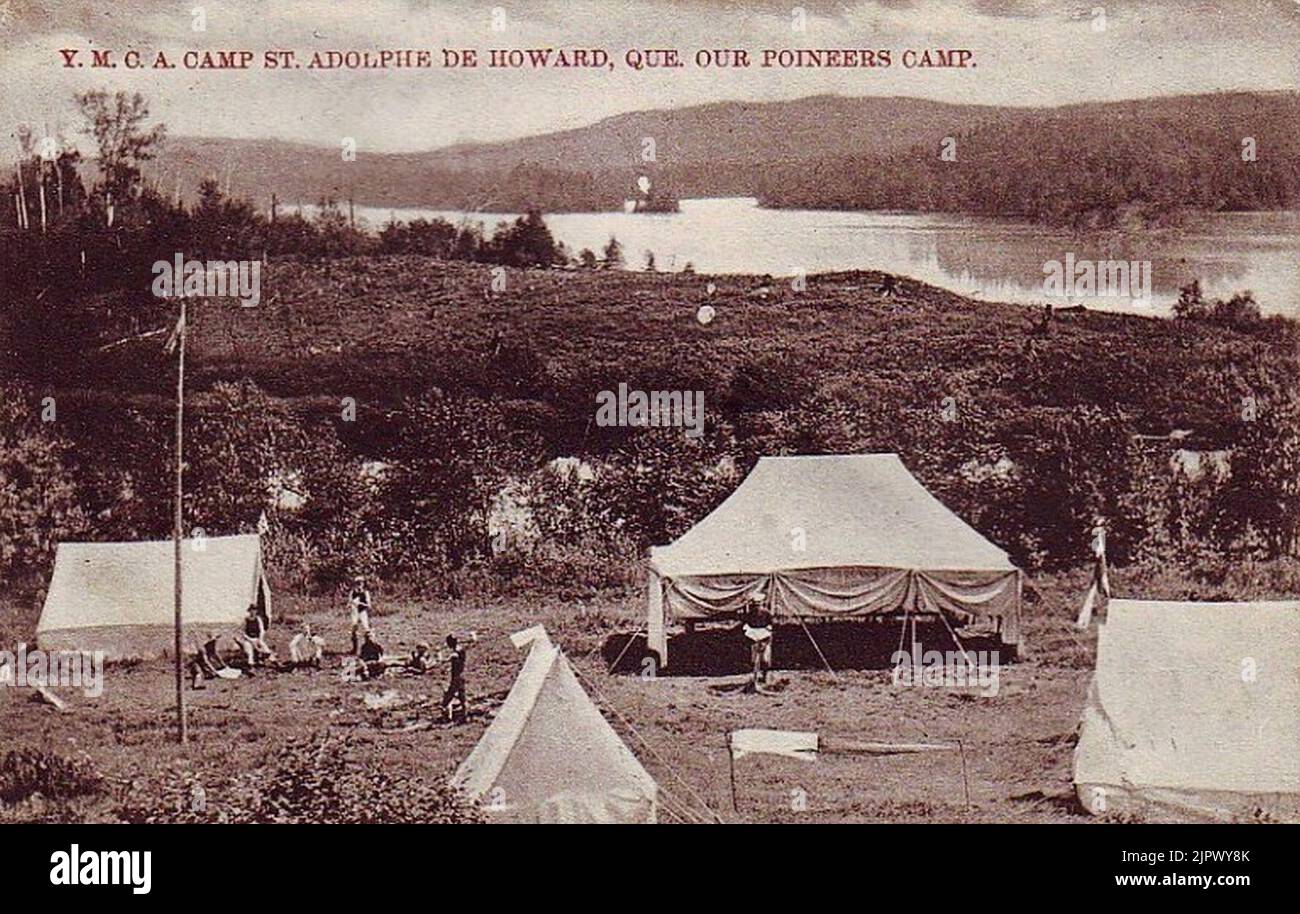 The Y.M.C.A. Camp St. Adolphe de Howard Stock Photo Alamy