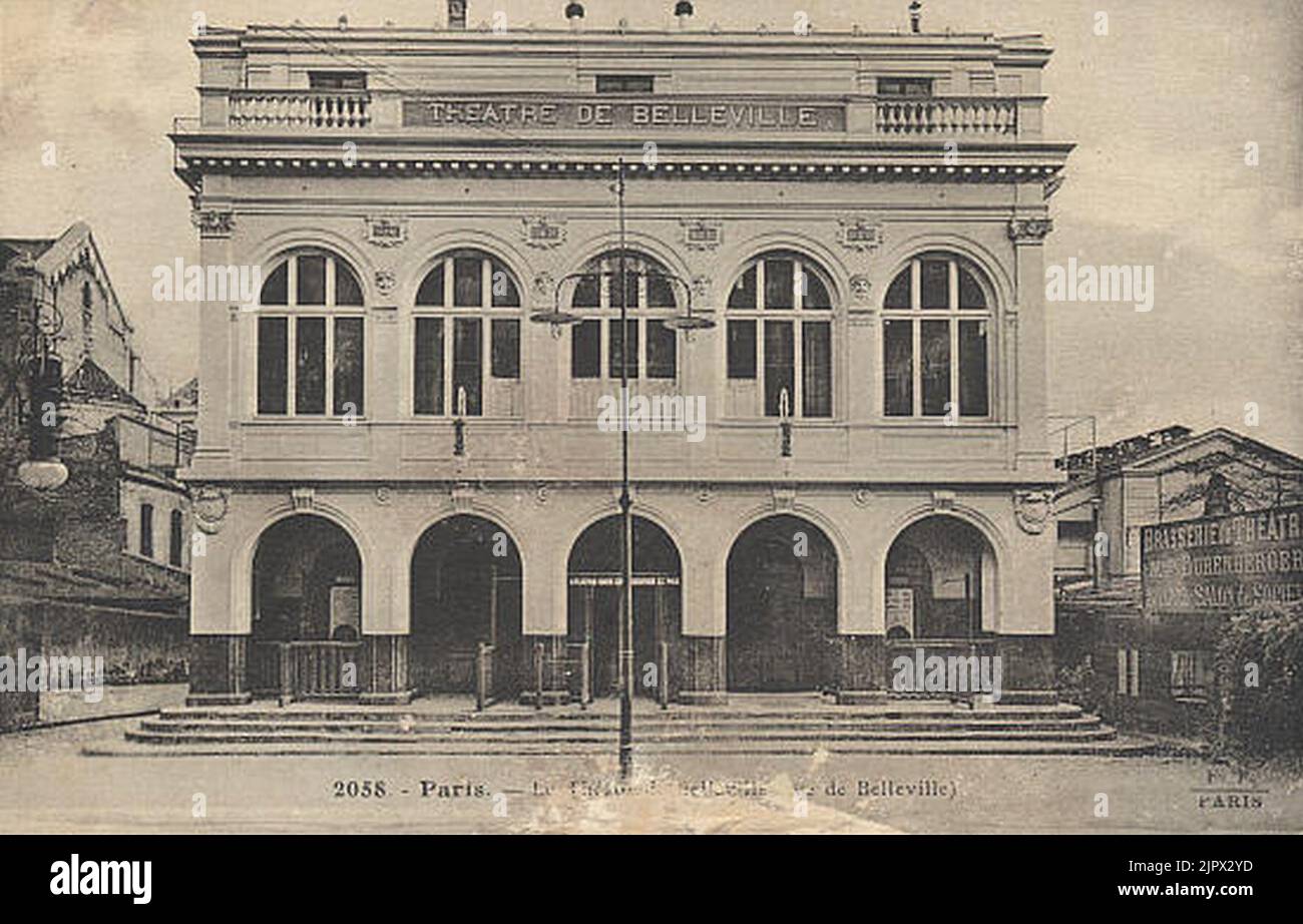 Théâtre de Belleville 1 Stock Photo Alamy