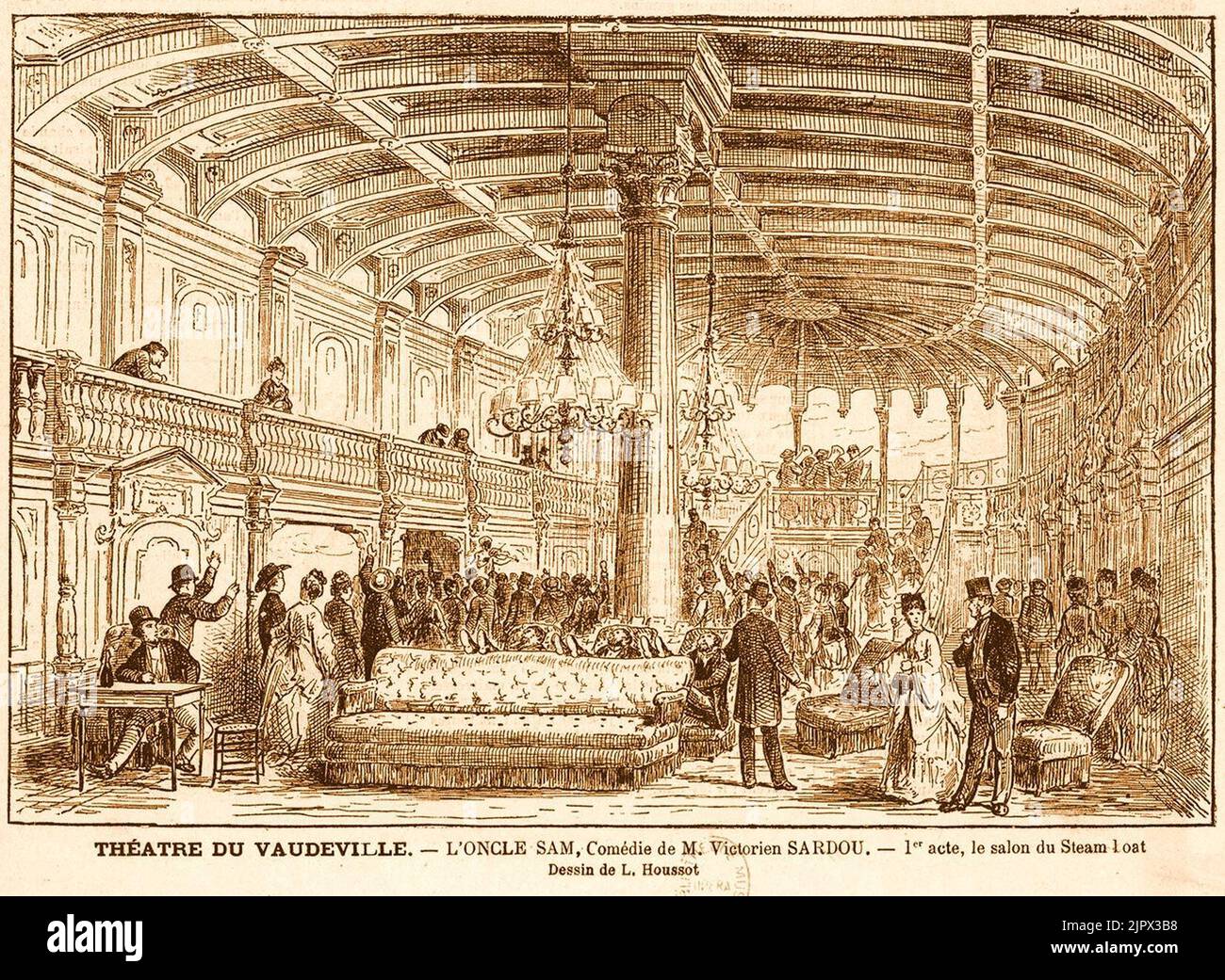 Theatre du vaudeville hi-res stock photography and images - Alamy