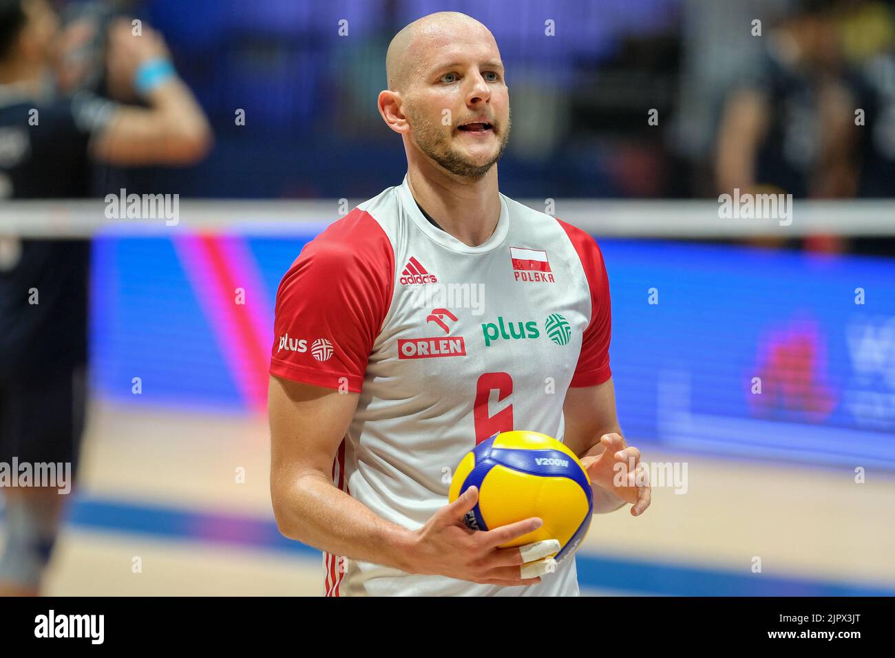 Bologna, Italy. 21th July 2022. Volley Nations League 2022 - The Finals - Poland VS Iran Stock Photo