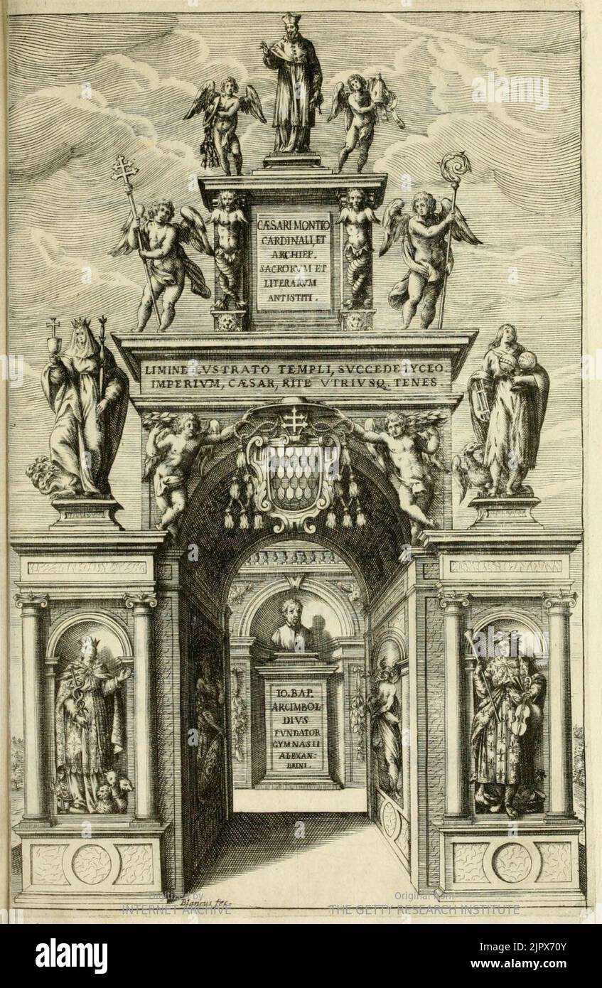 Theatrum temporaneum aeternitati Caesaris Montii (...)Boldoni Ottavio