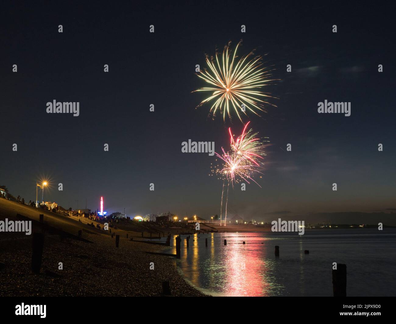 Sheerness, Kent, UK. 20th Aug, 2022. Annual Summer Fireworks in