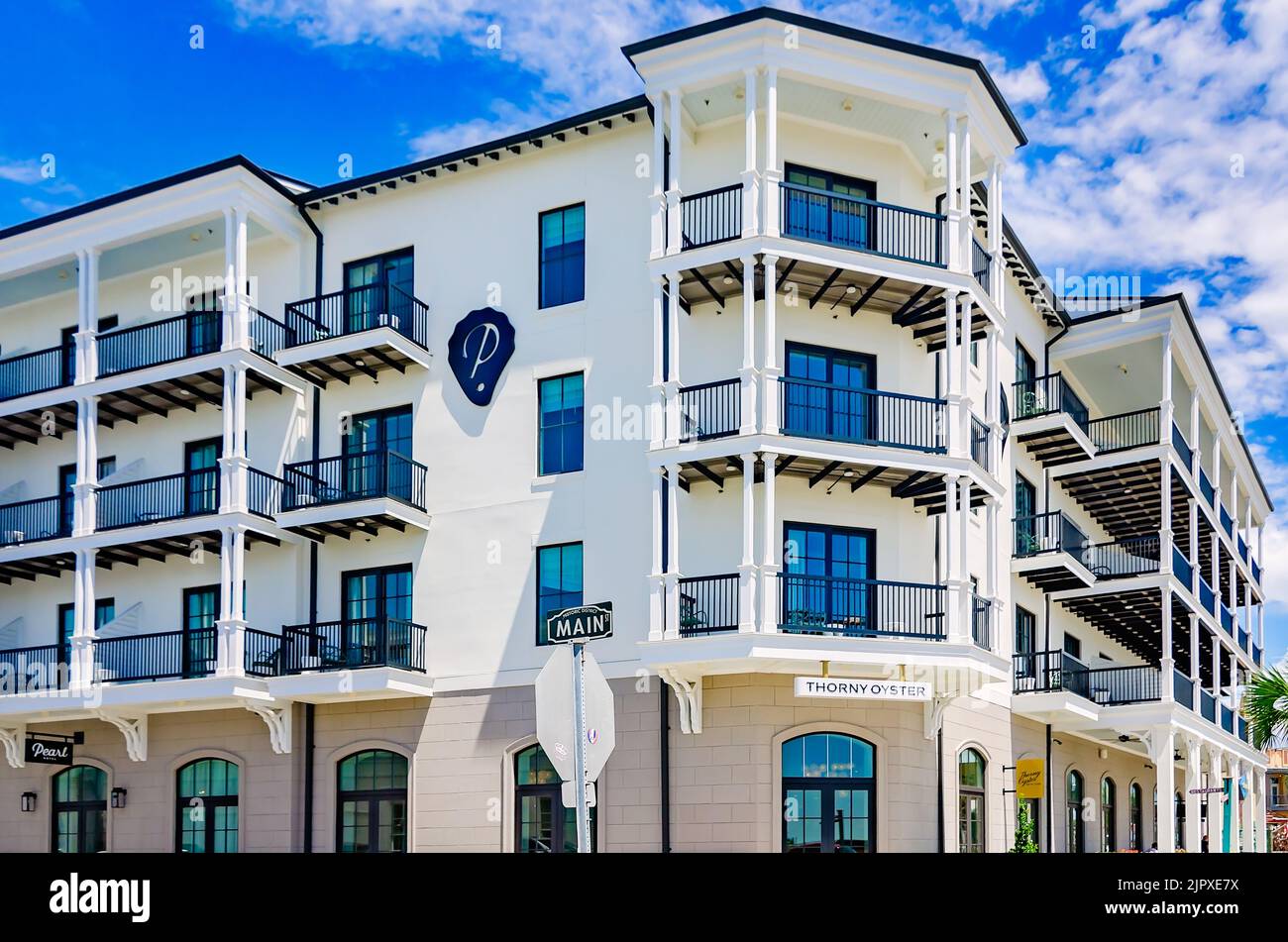 Pearl Hotel is pictured, Aug. 13, 2022, in Bay Saint Louis, Mississippi